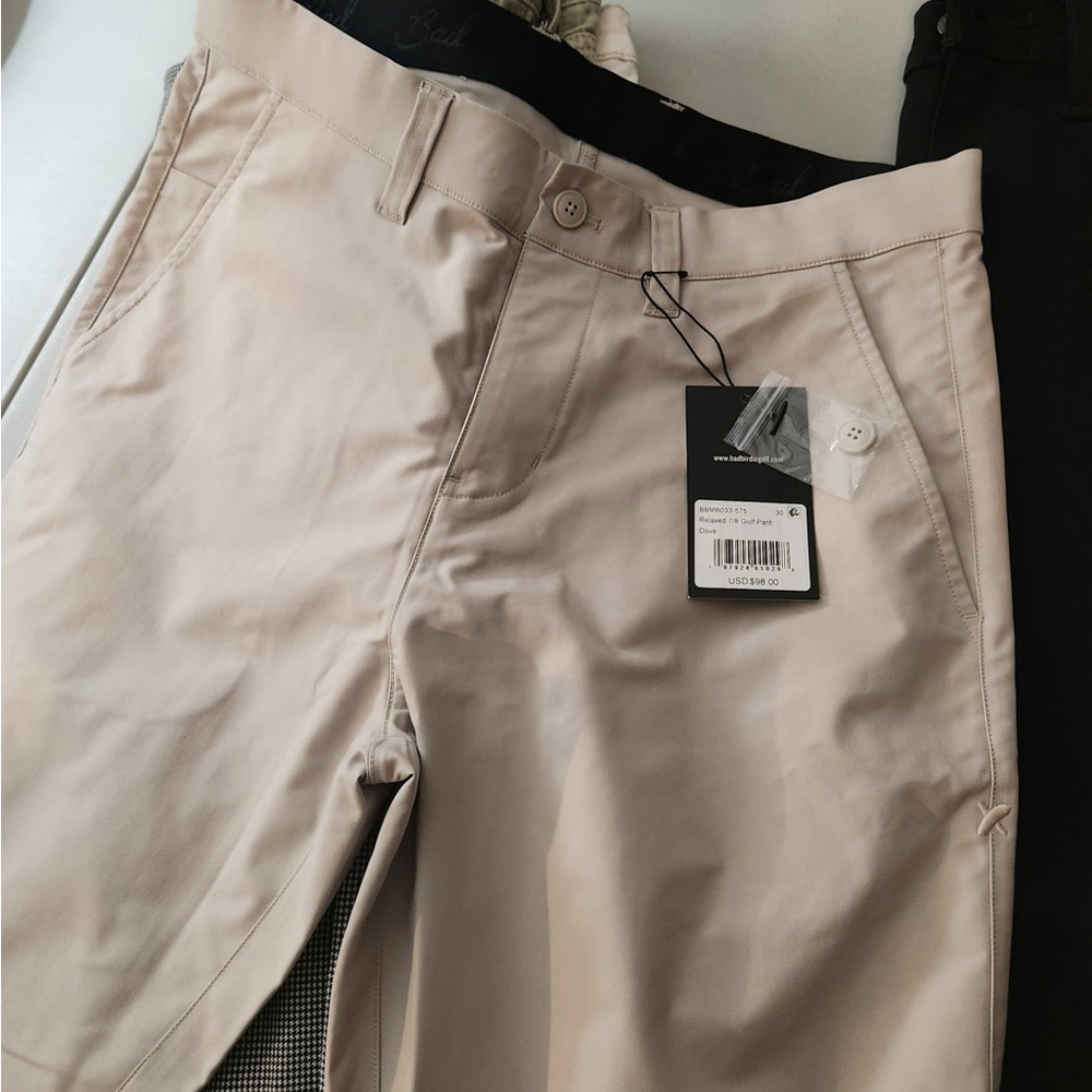 Bad Birdie Tan Chinos Smooth Cotton Blend